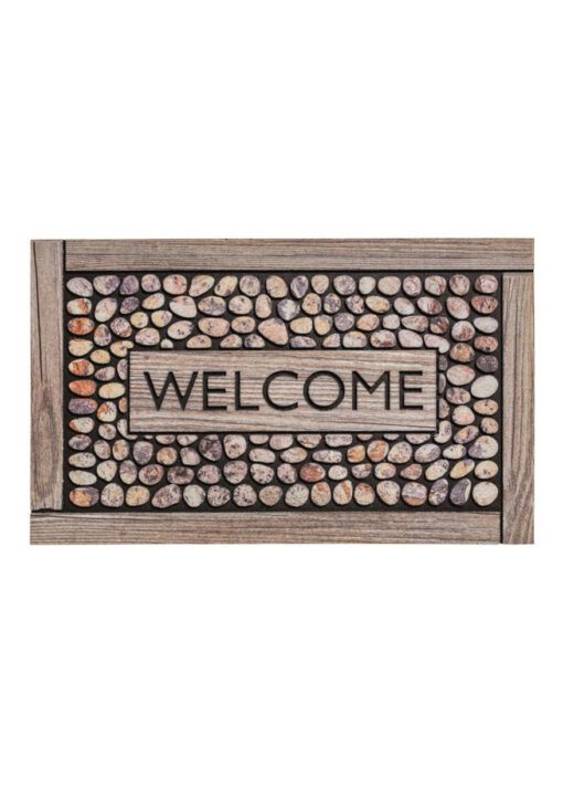 319 Residence 45x75 007 welcome framed pebbles