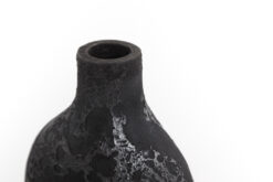 Κεραμικό Διακοσμητικό βάζο Siso Oki Black Spot Silver Medium (18x13x50) 0630019 8 ows.0630019 3