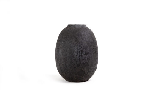 Κεραμικό Διακοσμητικό Βάζο Siso Nic Black Spot Gray Small (22x22x31)  0630060
