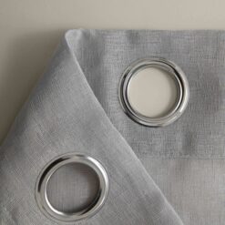 Κουρτίνα γάζα μονόχρωμη με 8 μεταλλικούς κρίκους Fit Art 8447 140x270 Γκρι 20 8447 g7 scaled 1