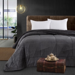 Beauty Home Κουβερτοπάπλωμα υπέρδιπλο Art 11561 220x240 Ανθρακί