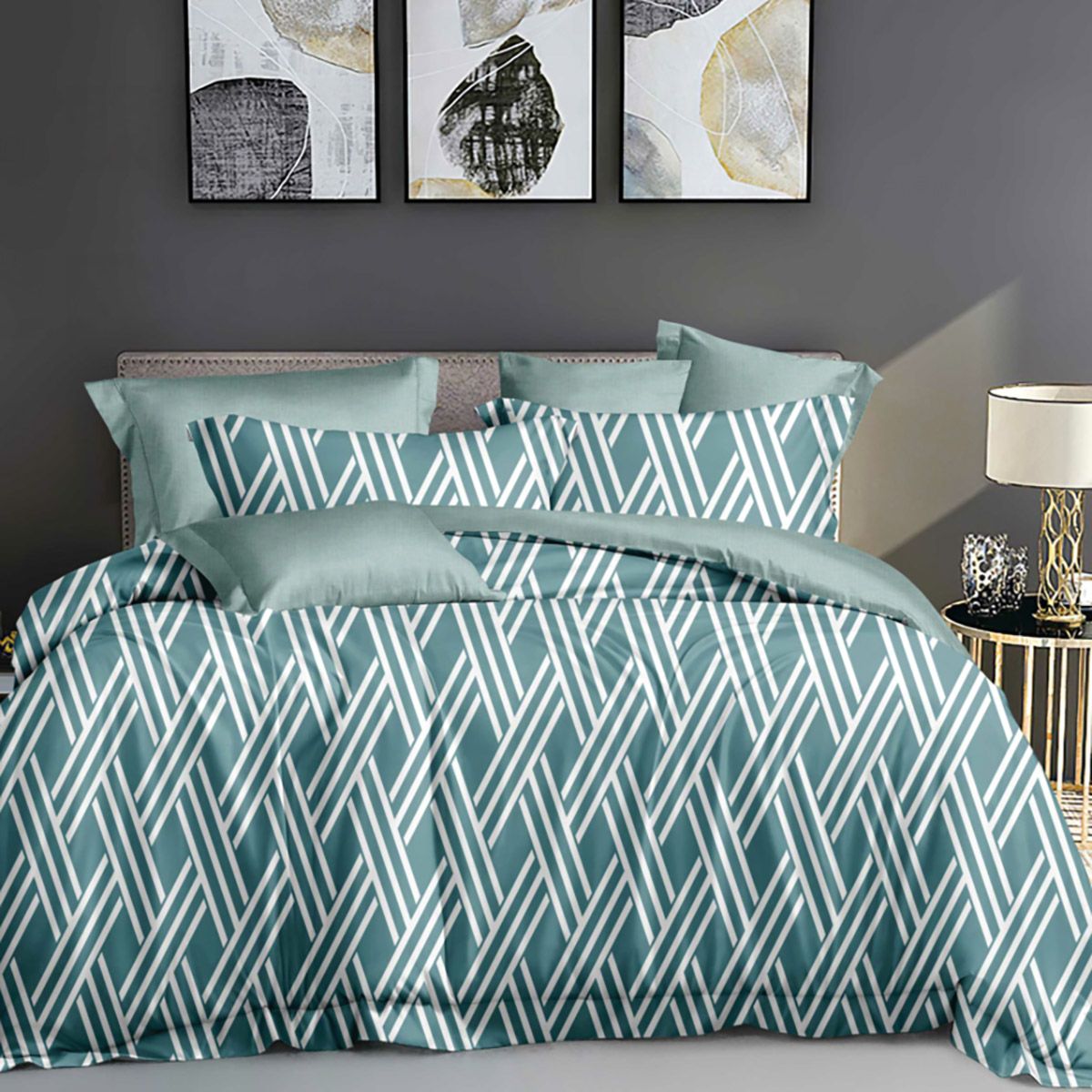 Beauty Home Σετ σεντόνια υπέρδιπλα Art 12054 Gorgeous you 230x260 Πετρόλ 3 Beauty Home Σετ σεντόνια υπέρδιπλα Art 12054 Gorgeous you 230x260 Πετρόλ