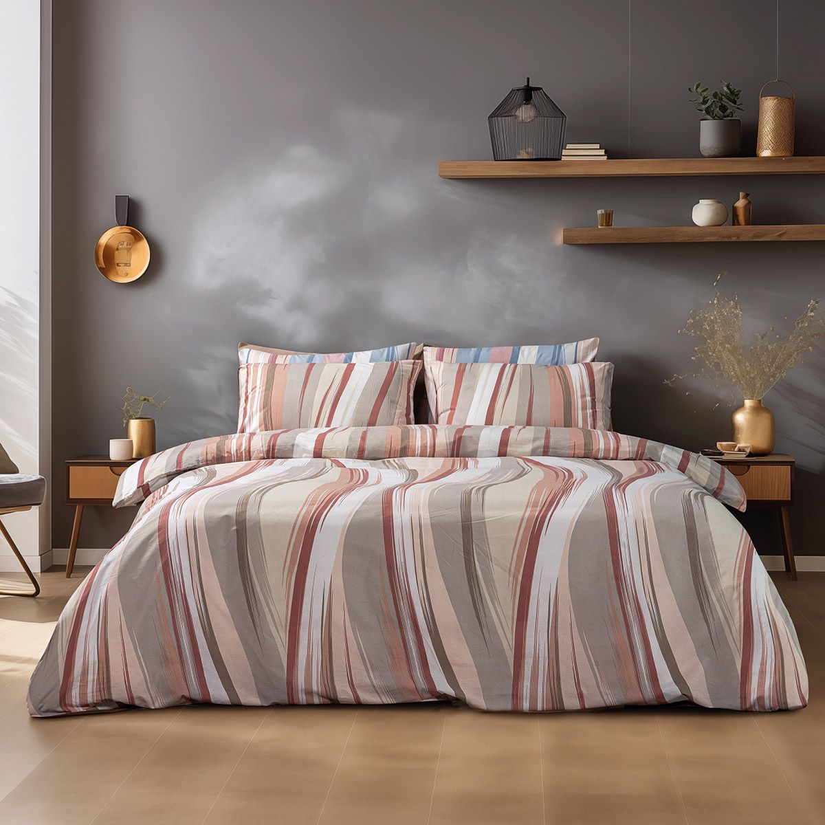 Beauty Home Σετ πάπλωμα μονό Lily Art 12086 160x240 Μπεζ,Κεραμιδί 3 Beauty Home Σετ πάπλωμα μονό Lily Art 12086 160x240 Μπεζ,Κεραμιδί