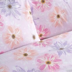 Beauty Home Σετ πάπλωμα υπέρδιπλο Hana Art 12089 220x240 Ροζ 6 12089 2