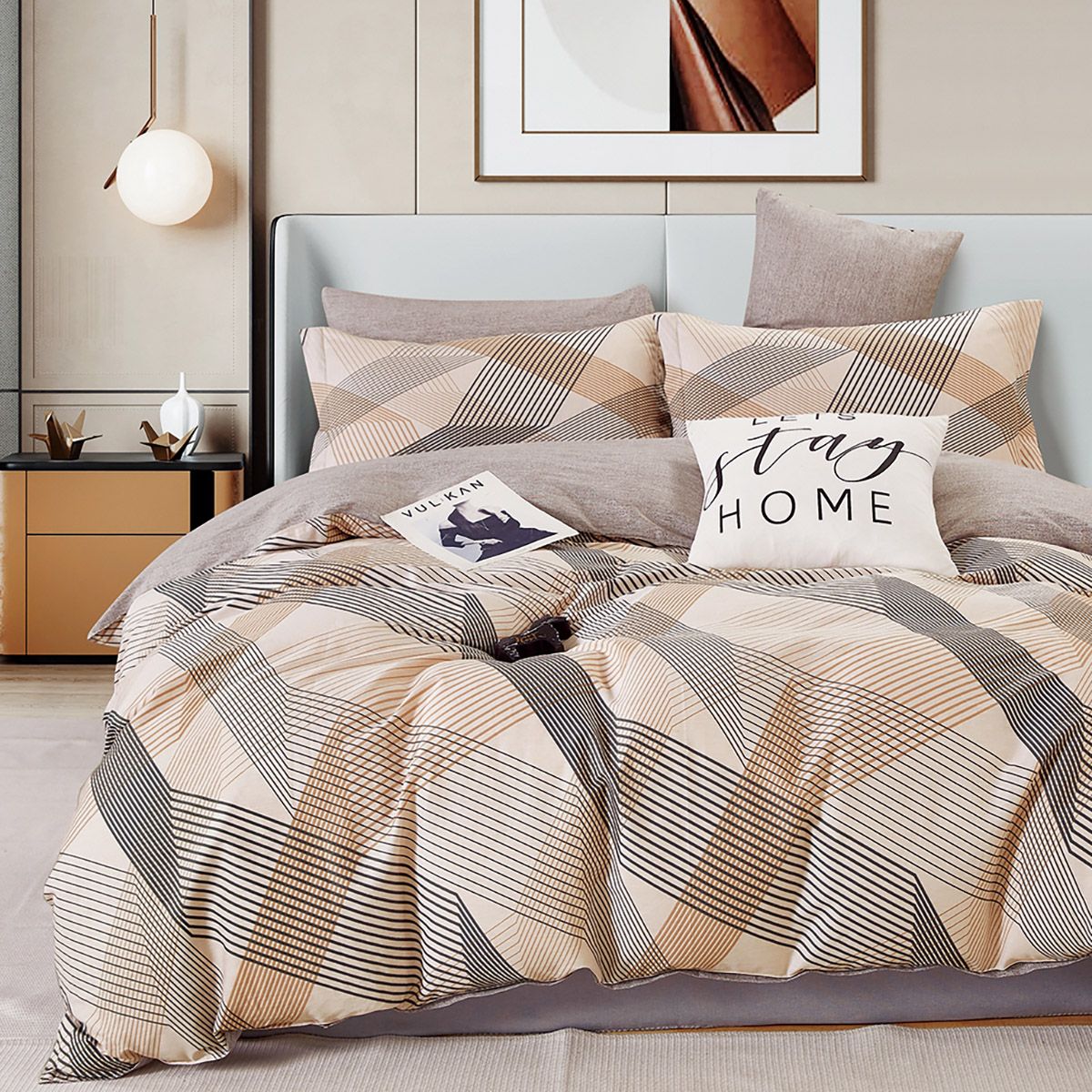 Beauty Home Σετ πάπλωμα υπέρδιπλο Art 12138 Mary 220x240 Μπεζ 3 Beauty Home Σετ πάπλωμα υπέρδιπλο Art 12138 Mary 220x240 Μπεζ