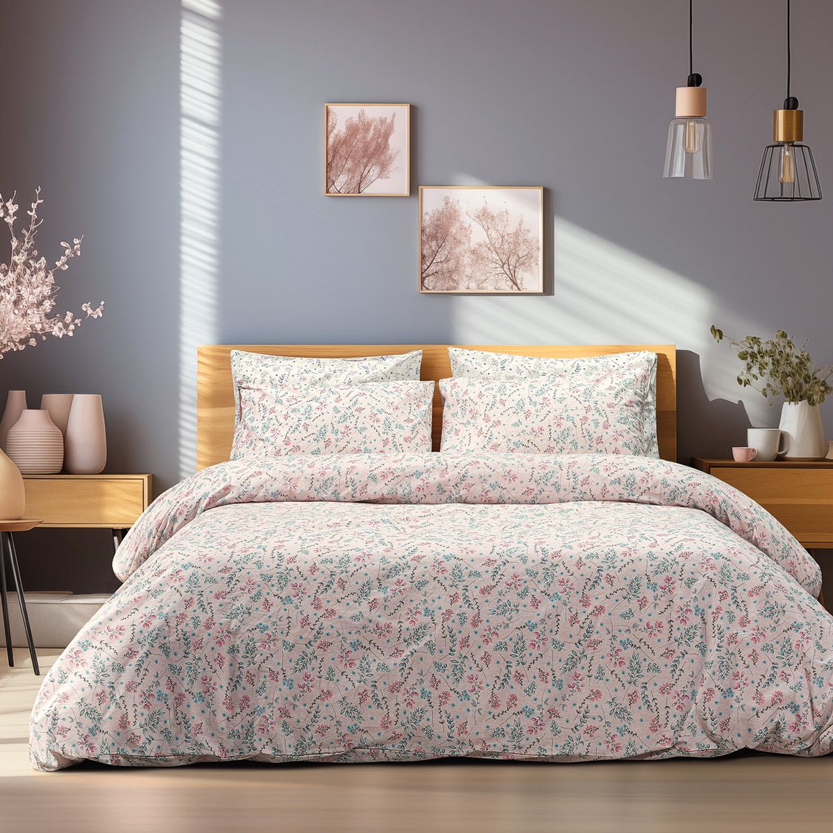 Beauty Home Σετ πάπλωμα υπέρδιπλο Cousine Art 12180 220x240 Σομόν 3 Beauty Home Σετ πάπλωμα υπέρδιπλο Cousine Art 12180 220x240 Σομόν