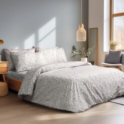 Beauty Home Σετ πάπλωμα υπέρδιπλο Necker Art 12181 220x240 Μπεζ