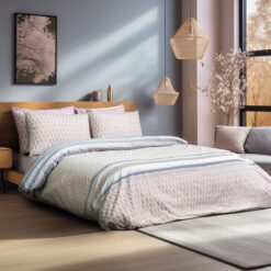 Beauty Home Σετ παπλωματοθήκη υπέρδιπλη Bermudas Art 12185 230x250 Μπεζ