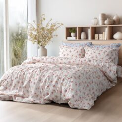 Beauty Home Σετ σεντόνια υπέρδιπλα Art 12218 Chloe 100% Βαμβακοσατέν 300tc 240x270 Μπεζ