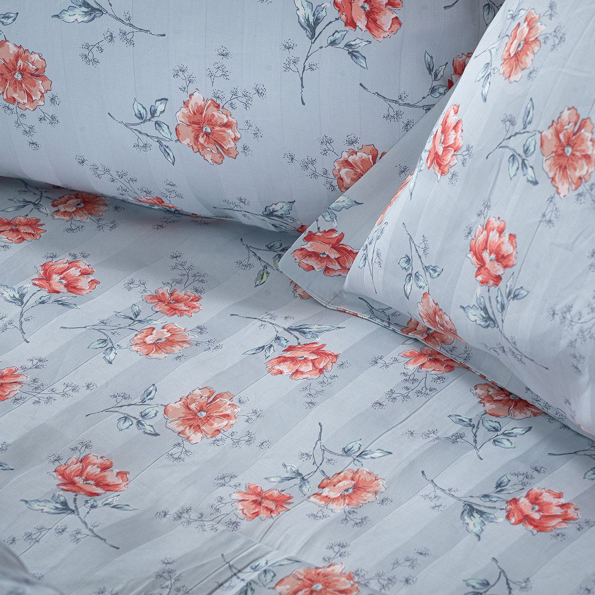 Beauty Home Σετ πάπλωμα υπέρδιπλο Art 12219 Ivy 100% Βαμβακοσατέν 300tc 220x240 Γκρι 4 Beauty Home Σετ πάπλωμα υπέρδιπλο Art 12219 Ivy 100% Βαμβακοσατέν 300tc 220x240 Γκρι - Image 2