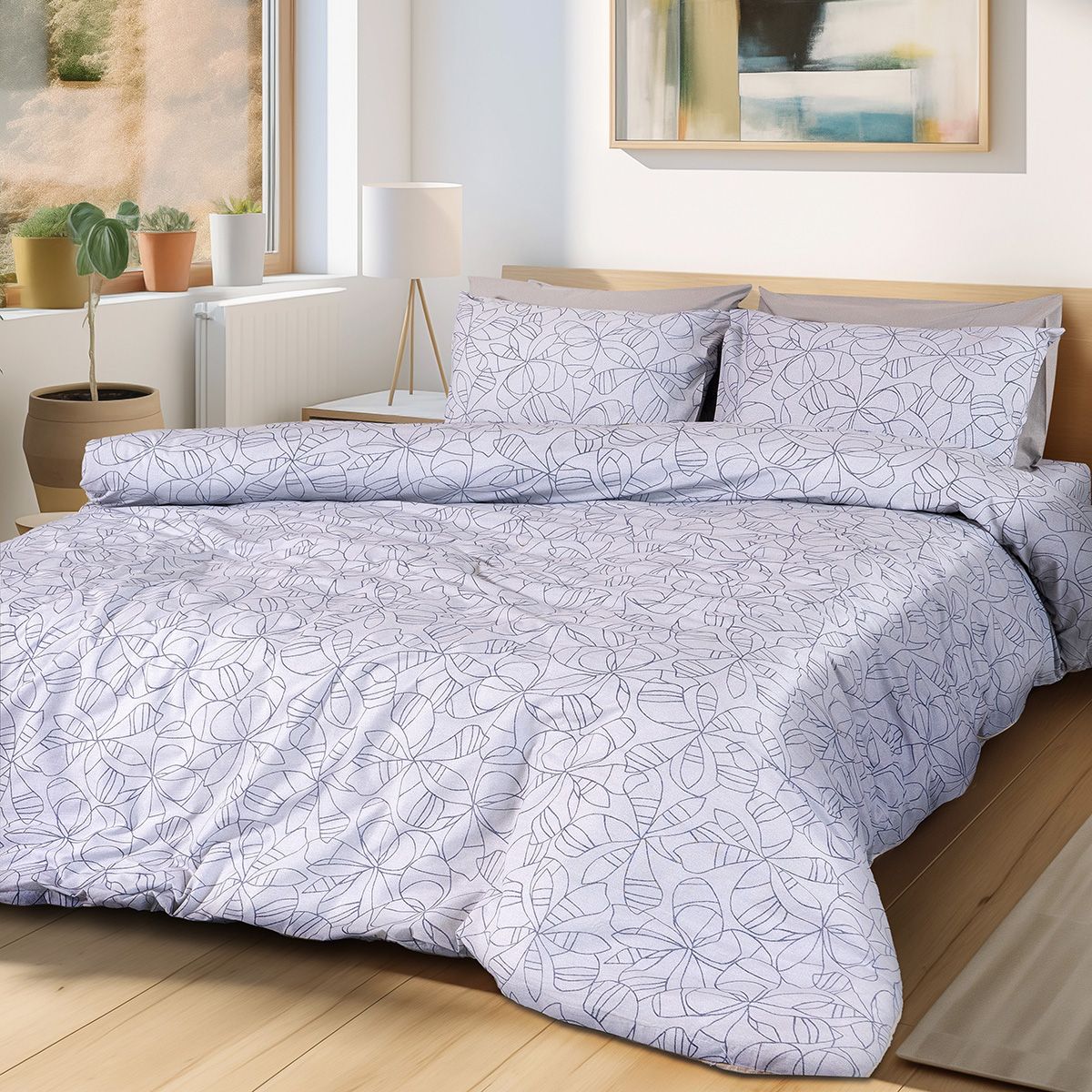 Beauty Home Σετ πάπλωμα μονό Adela Art 12251 160x240 Γκρι 3 Beauty Home Σετ πάπλωμα μονό Adela Art 12251 160x240 Γκρι