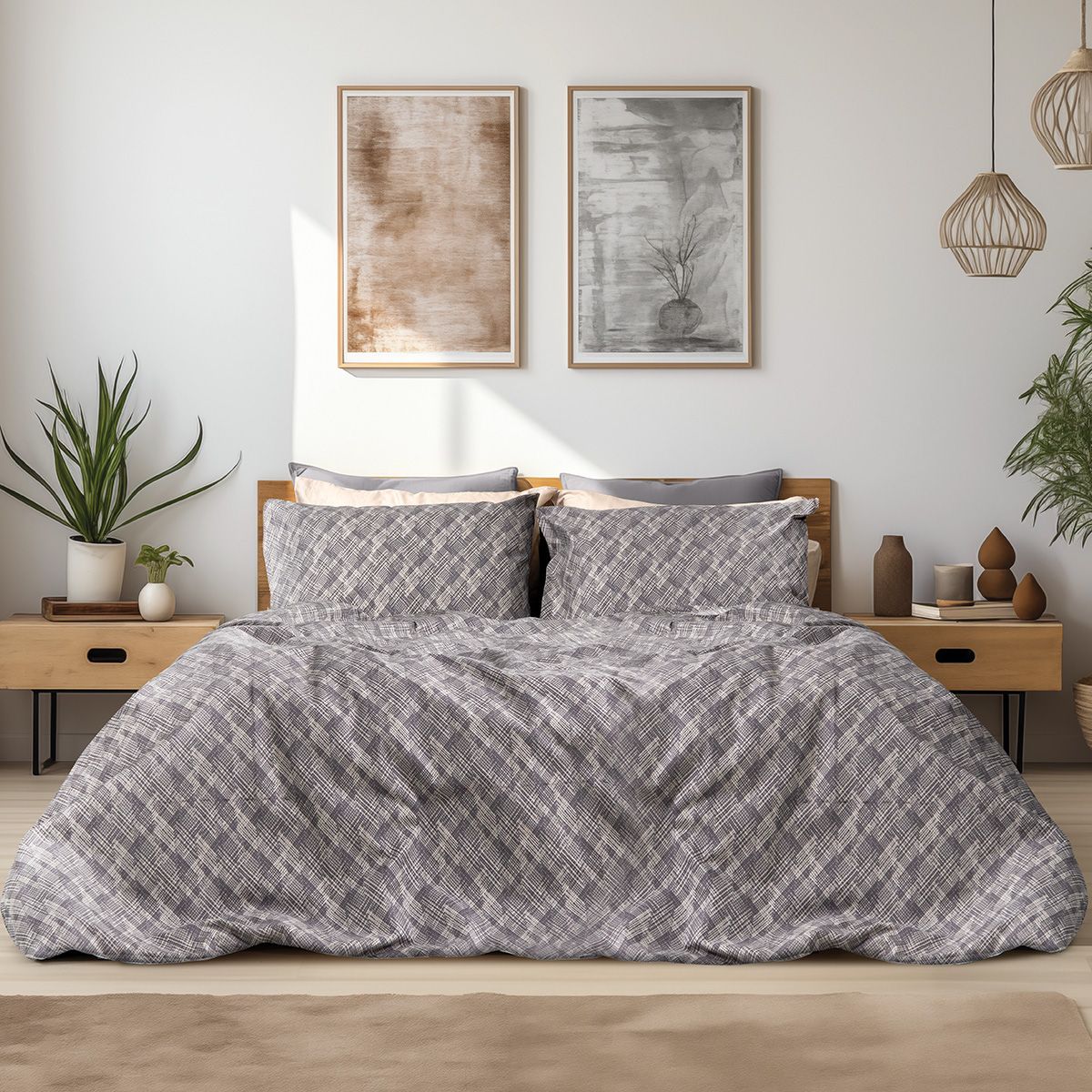 Beauty Home Σετ σεντόνια φανελένια King Size με λάστιχο Leonardo Art 12333 185x200+32 Γκρι 3 Beauty Home Σετ σεντόνια φανελένια King Size με λάστιχο Leonardo Art 12333 185x200+32 Γκρι