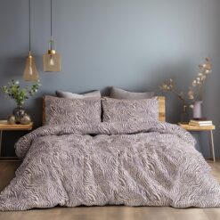 Beauty Home Σετ παπλωματοθήκη φανελένια υπέρδιπλη Gogh Art 12334 230x250 Μόκα