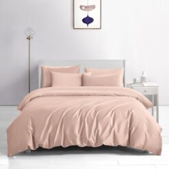 Beauty Home Σετ παπλωματοθήκη υπέρδιπλη Bamboo 300tc Art 12351 Dusty Romance 240x260 Σάπιο μήλο