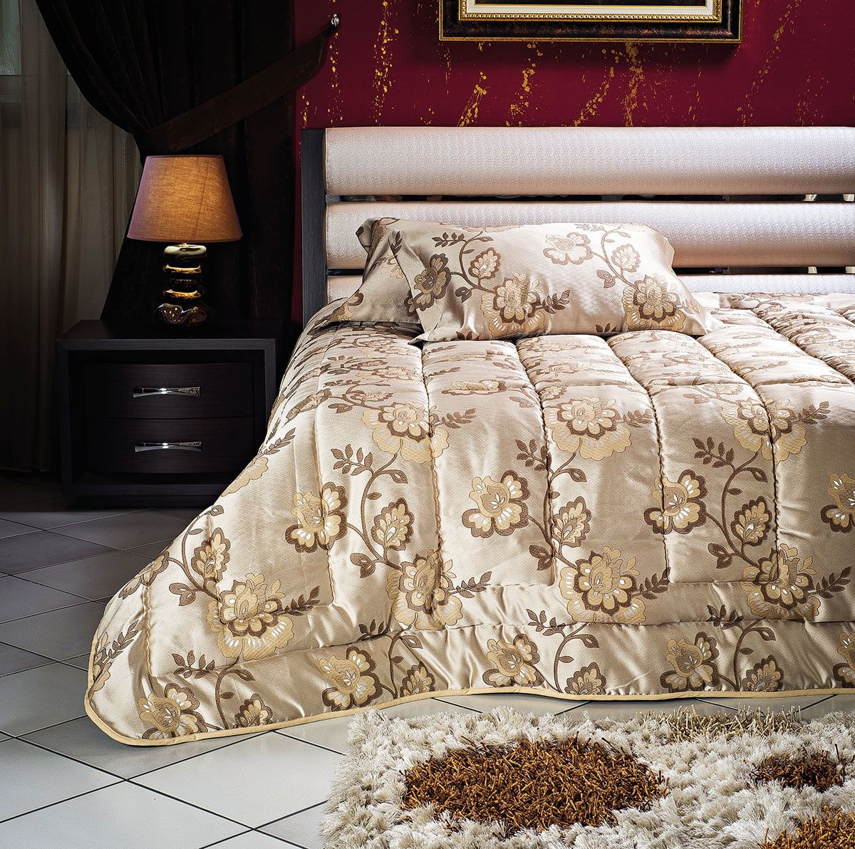 Beauty Home Σετ πάπλωμα υπέρδιπλο Art 1447 220x240 Εμπριμέ,Χρυσαφί 2 Beauty Home Σετ πάπλωμα υπέρδιπλο Art 1447  220x240  Εμπριμέ,Χρυσαφί