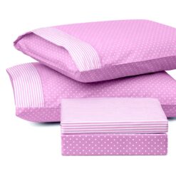 Beauty Home Σετ πάπλωμα μονό πουά JOY Art 1680 160x240 Μωβ 5 1680 lila