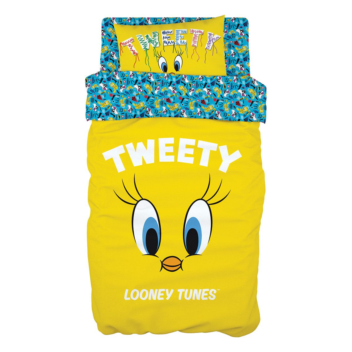 Beauty Home Σετ πάπλωμα μονό Art 6191 Tweety 160x240 Κίτρινο 3 Beauty Home Σετ πάπλωμα μονό Art 6191 Tweety 160x240 Κίτρινο