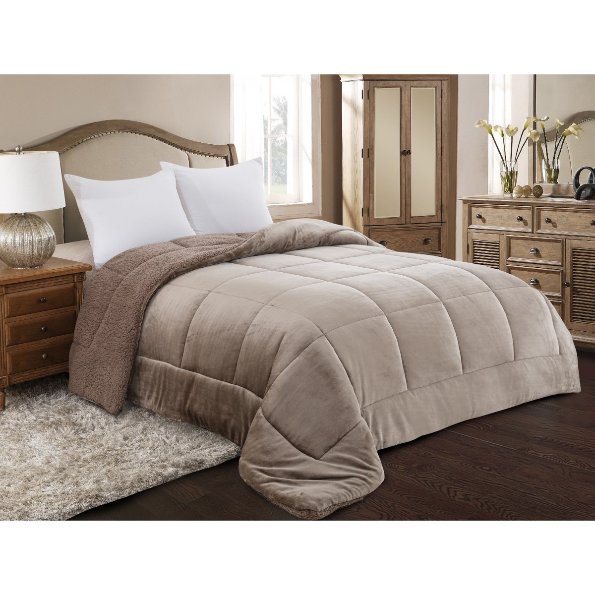 ΚΟΥΒΕΡΤΟΠΑΠΛΩΜΑ ΥΠΕΡΔΙΠΛΟ 220X240 ADAM HOME (805) MOCHA 3 ΚΟΥΒΕΡΤΟΠΑΠΛΩΜΑ ΥΠΕΡΔΙΠΛΟ 220X240 ADAM HOME (805) MOCHA