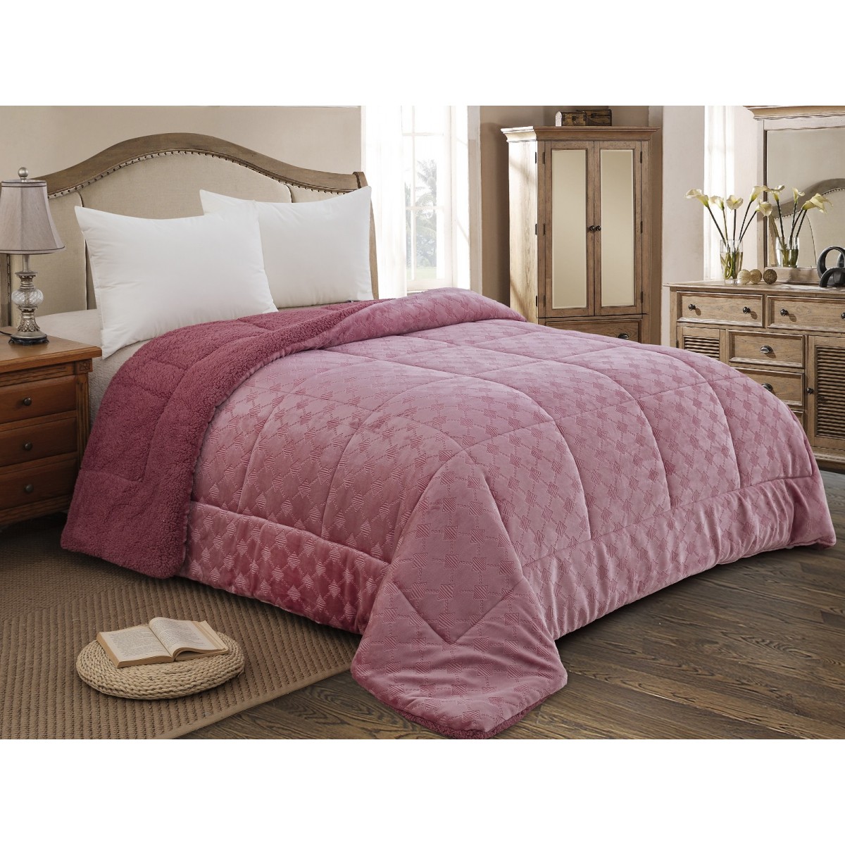 ΚΟΥΒΕΡΤΟΠΑΠΛΩΜΑ ΥΠΕΡΔΙΠΛΟ 220X240 ADAM HOME (825) APPLE 3 ΚΟΥΒΕΡΤΟΠΑΠΛΩΜΑ ΥΠΕΡΔΙΠΛΟ 220X240  ADAM HOME (825) APPLE