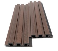 WPC PANEL 2ης ΓΕΝΙΑΣ ΜΕ 3D ΠΗΧΑΚΙΑ 25/147.5mm COFFEE 5530