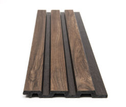 Alternative view of PS PANEL ΜΕ 3D ΠΗΧΑΚΙΑ 54 PIANO 12/122/2900mm WALNUT/DARK BROWN