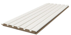 Alternative view of MDF PANEL ΜΕ 3D ΠΗΧΑΚΙΑ 502040 BEAT ST 16/119/2750mm WHITE