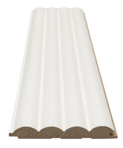 Alternative view of MDF PANEL ΜΕ 3D ΠΗΧΑΚΙΑ 802040 WAVE ST 16/119/2750mm WHITE