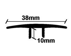 ΠΡΟΦΙΛ LAMINATE ΙΣΟΠΕΔΟ ΑΣΗΜΙ    38Χ2750mm NewPlan