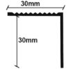 ΠΡΟΦΙΛ LAMINATE ΓΩΝΙΑ  ΑΣΗΜΙ  30Χ30Χ2750mm