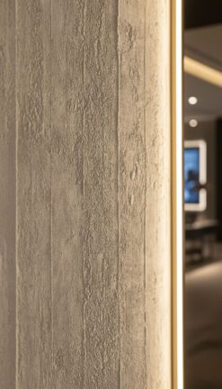 Alternative view of PANEL ΕΥΚΑΜΠΤΗΣ ΠΕΤΡΑΣ 117040  CONCRETE BOARD 600/1200mm LIGHT GREY 