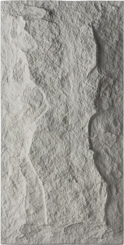 PANEL PU ΤΕΧΝΗΤΗΣ ΠΕΤΡΑΣ 314040 MUSHROOM STONE 600/1200mm LIGHT GREY 