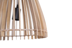 Alternative view of 0060376 Φωτιστικό Οροφής Jivit (30x32) από ξύλο teak