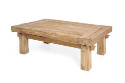 0490007 Τραπέζι Καθιστικού Infinity (120x80x42) reclaimed teak rustic finish - Image 3