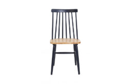 0600005 Καρέκλα Τραπεζαρίας Kristie Natural/Navy Blue (42x52x87)