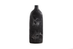 0630018 Κεραμικό Διακοσμητικό βάζο Siso Oki Black Spot Silver Large (26x18x70)