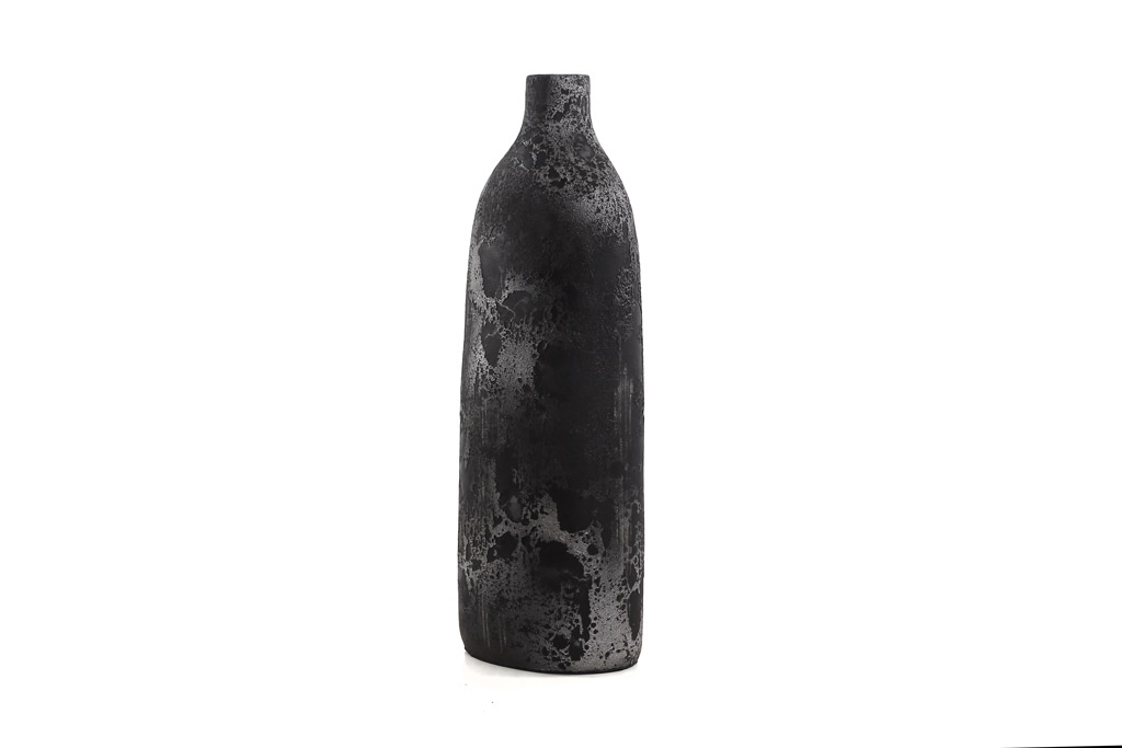 0630018 Κεραμικό Διακοσμητικό βάζο Siso Oki Black Spot Silver Large (26x18x70) 4 0630018 Κεραμικό Διακοσμητικό βάζο Siso Oki Black Spot Silver Large (26x18x70) - Image 2