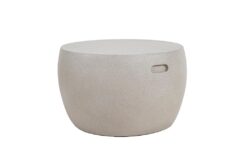 0800052 Τραπέζι Καθιστικού Randel Grey Round (60x60x39)
