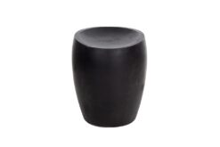 0900012 Σκαμπό Nual Black (42x42x54) suar wood