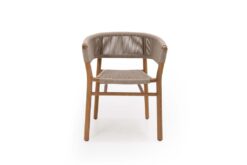 0940003 Καρέκλα Τραπεζαρίας με μπράτσα Talinn (60x54x75) teak wood
