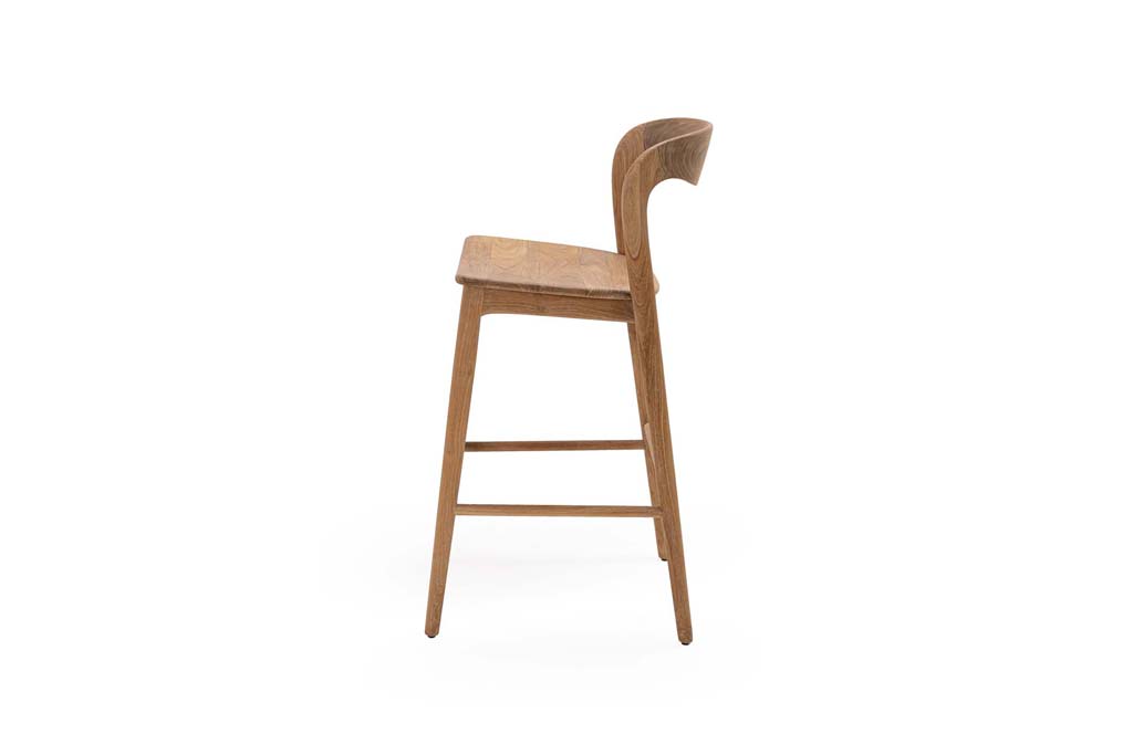 0940012 Σκαμπό Bar Viet (48x51.5x102) teak wood 5 0940012 Σκαμπό Bar Viet (48x51.5x102) teak wood - Image 3