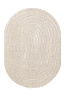 Οβάλ Χαλί Jazz 2972A WHITE 