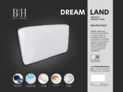 Alternative view of Beauty Home Μαξιλάρι ύπνου Dream Land Memory Foam Art 4081 Μέτριο 65x40+14 Λευκό