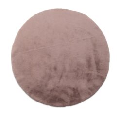 ΧΑΛΙ PUFFY ΣΤΡΟΓΓΥΛΟ DARK PINK 160X160