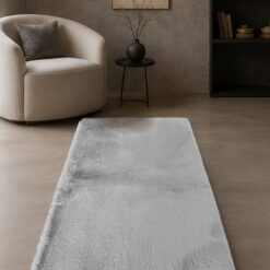 Χαλί Γούνα Mellow 11 Grey Σετ 3 τεμ.