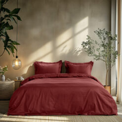 Σετ σεντόνια μονά με λάστιχο Art 1700 Harmony 110x200+30 Μπορντό